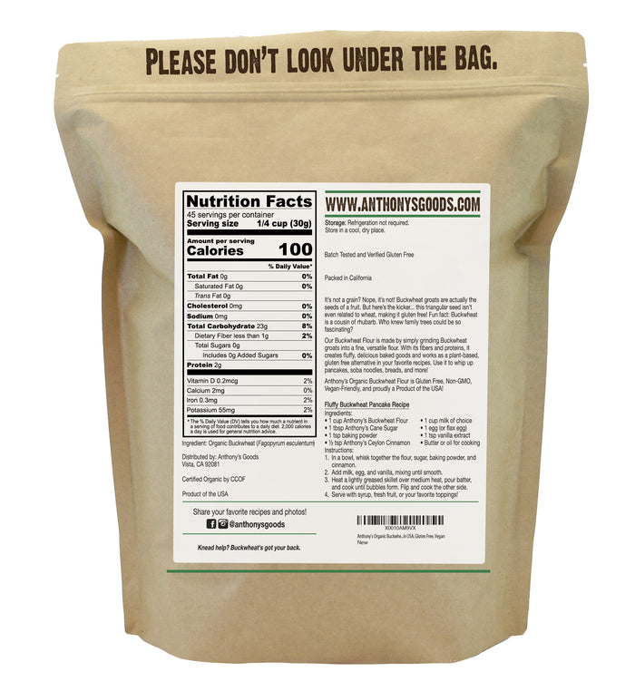 Organic Buckwheat Flour