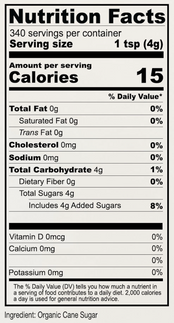 Organic Cane Sugar