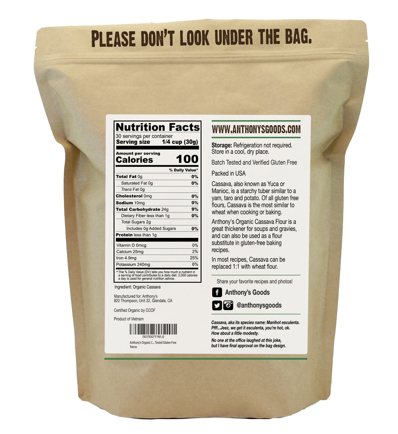 Organic Cassava Flour