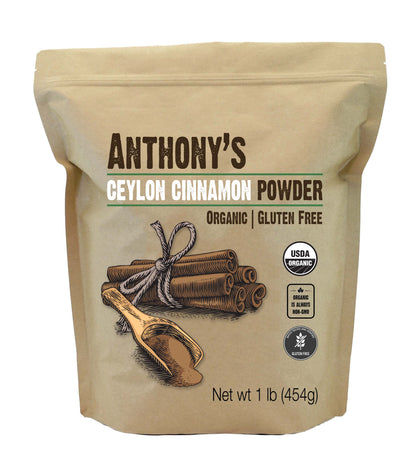 Ceylon Cinnamon Powder: USDA Organic & Batch Tested Gluten Free