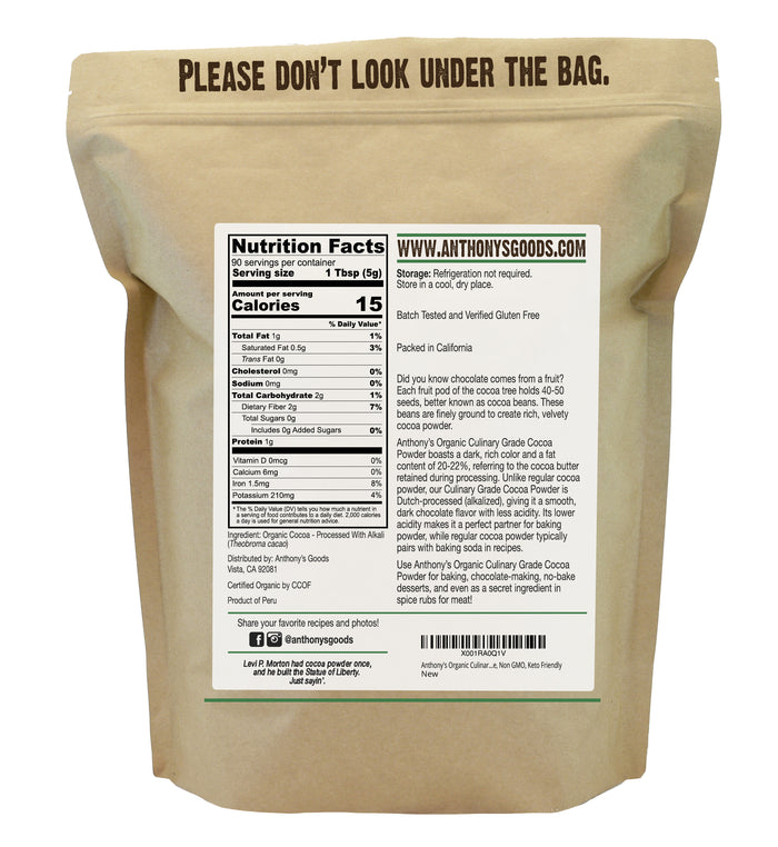 Organic Dutched Cocoa Powder