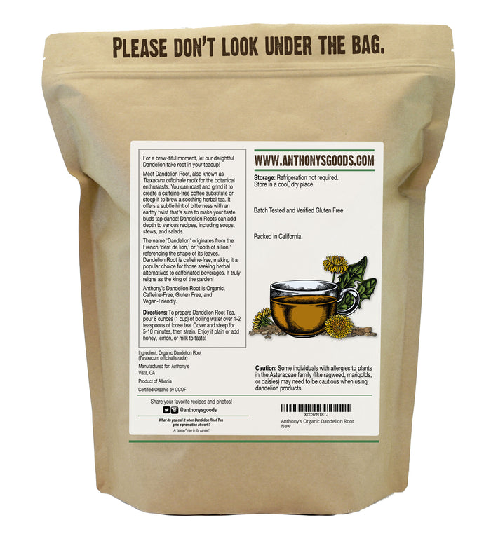 Organic Dandelion Root