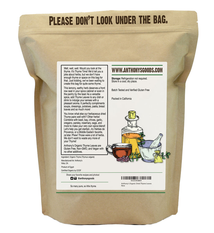 Organic Dried Thyme Leaves