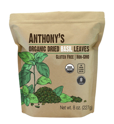 Organic Dried Basil Leaves