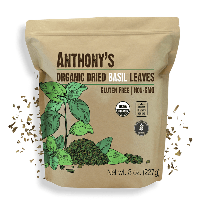 Organic Dried Basil Leaves