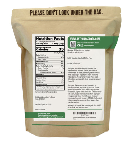 Organic Fenugreek Seeds