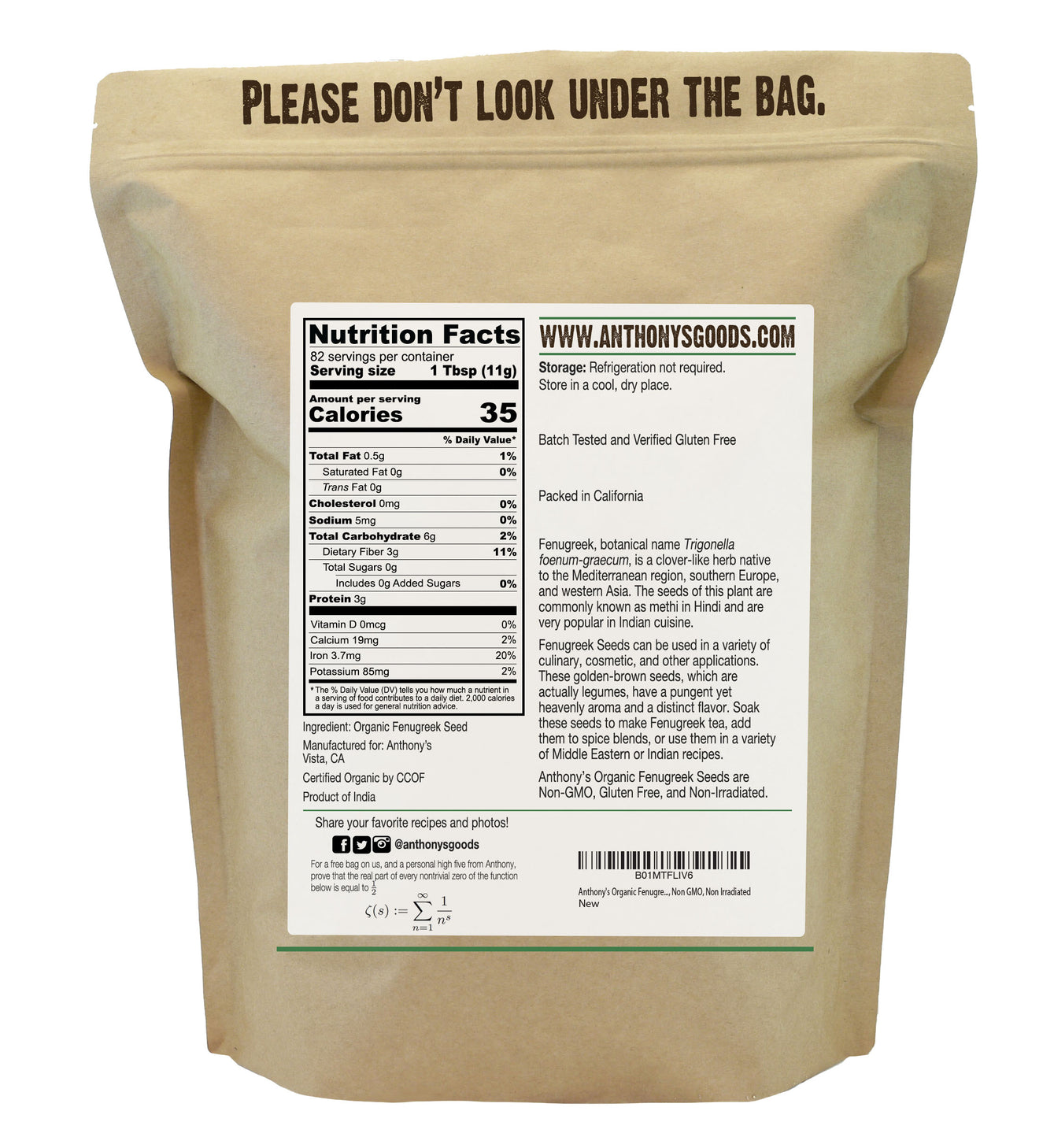 Organic Fenugreek Seeds