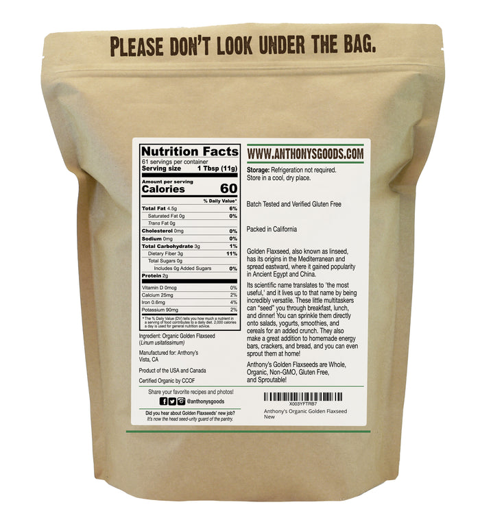 Organic Golden Flaxseeds