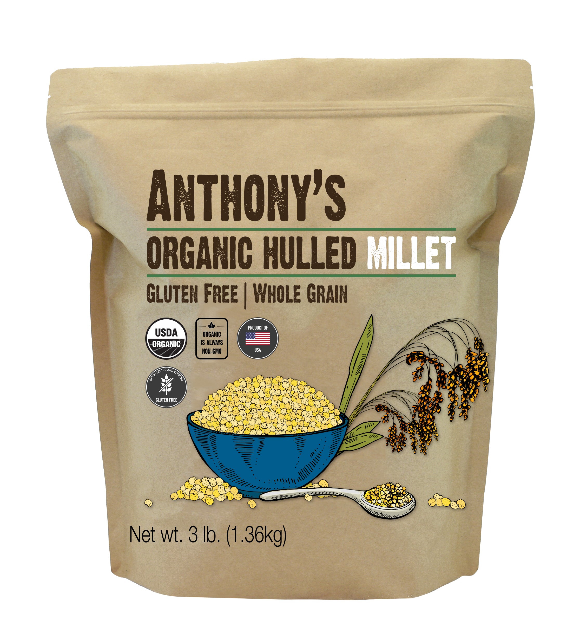 Organic Hulled Millet