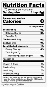 Organic Oat Fiber