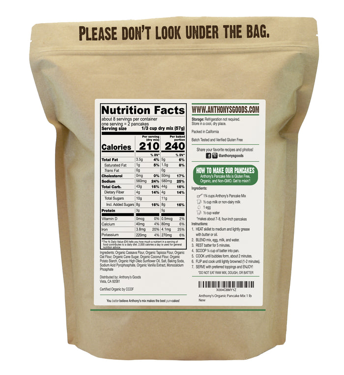 Organic Pancake Mix