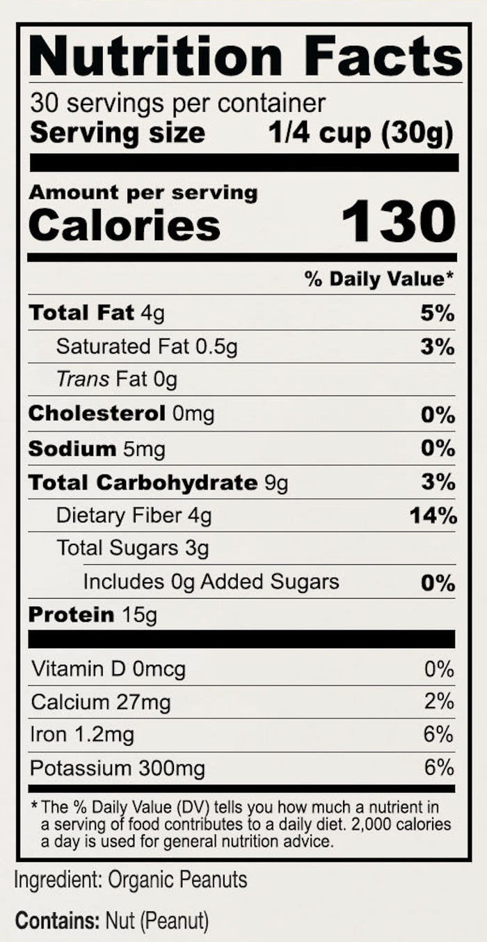 Organic Peanut Flour