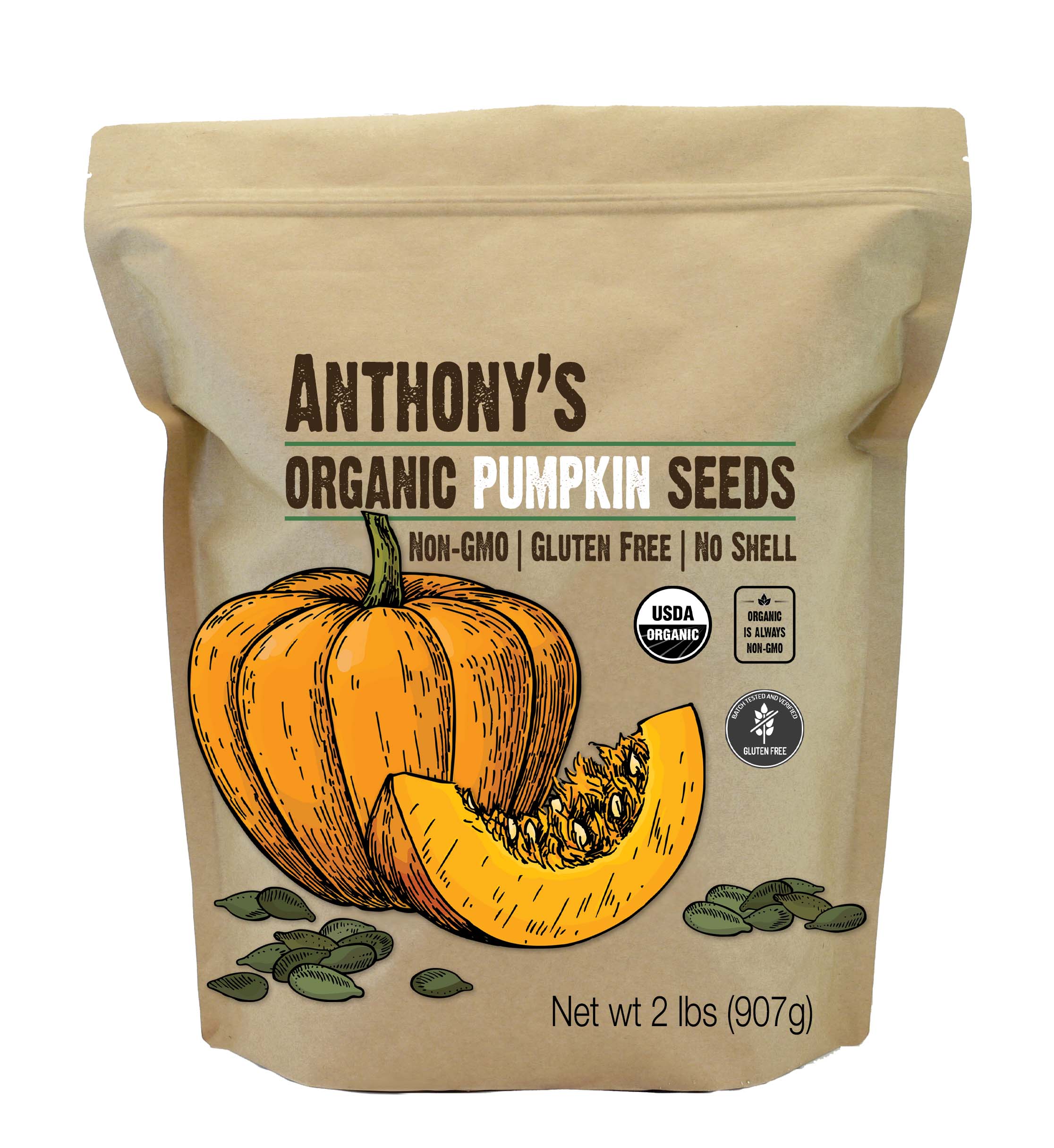 Pumpkin Seeds: Organic & Gluten Free