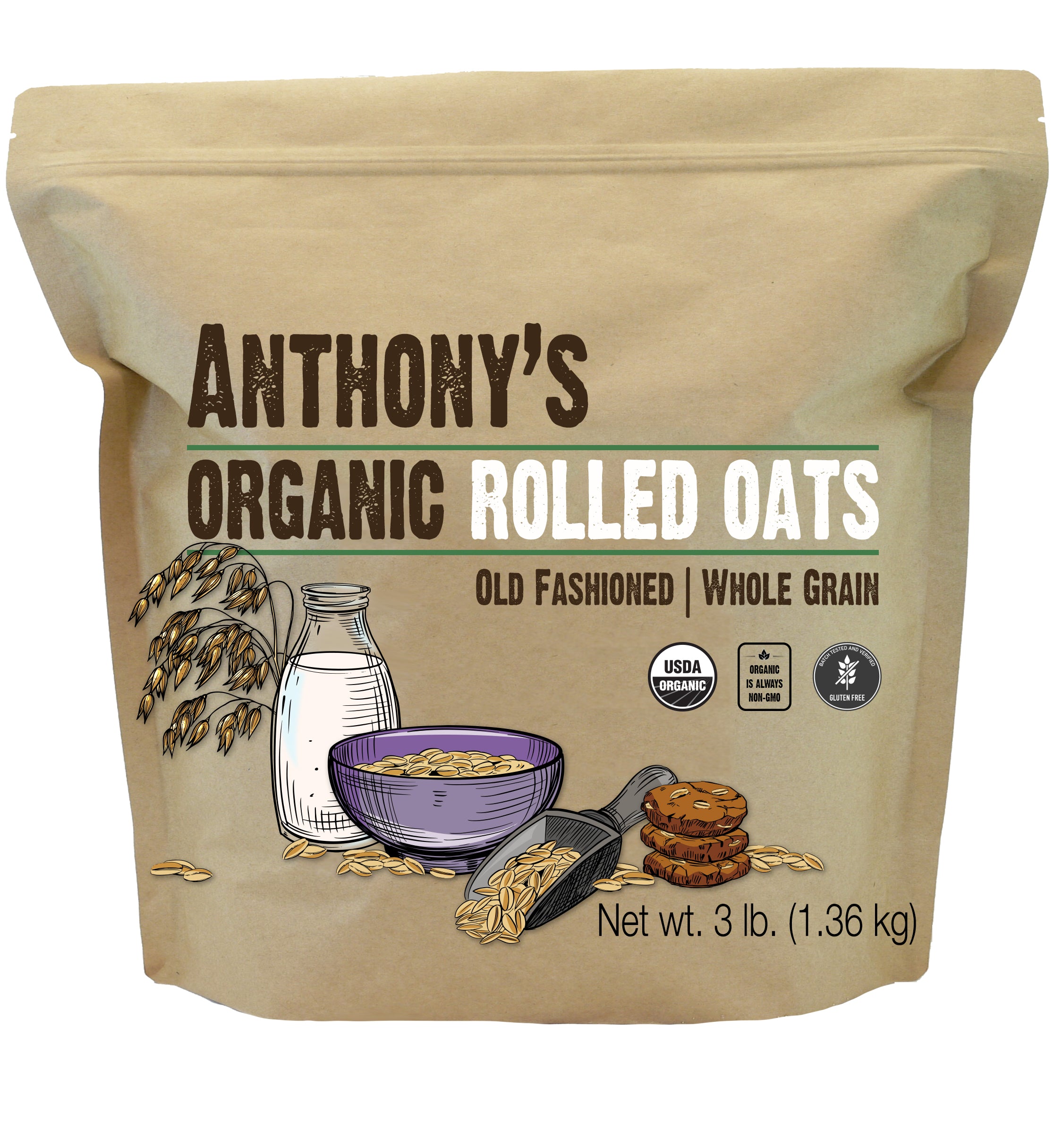 Organic Old Fashioned Rolled Oats