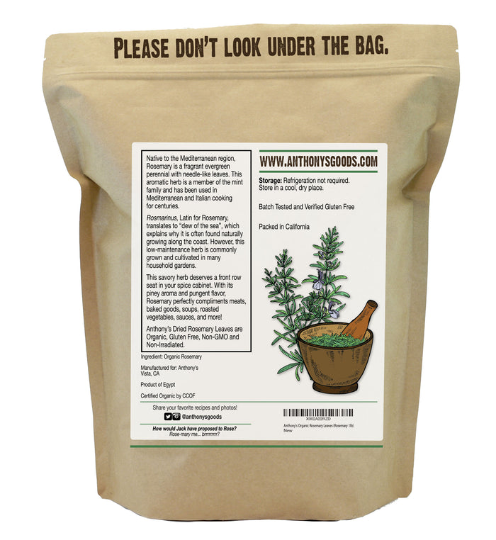 Organic Dried Rosemary Leaves