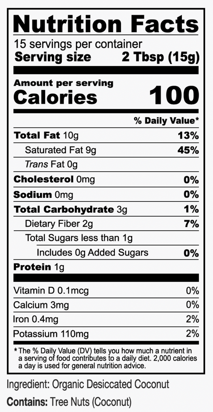 Organic Shredded Coconut