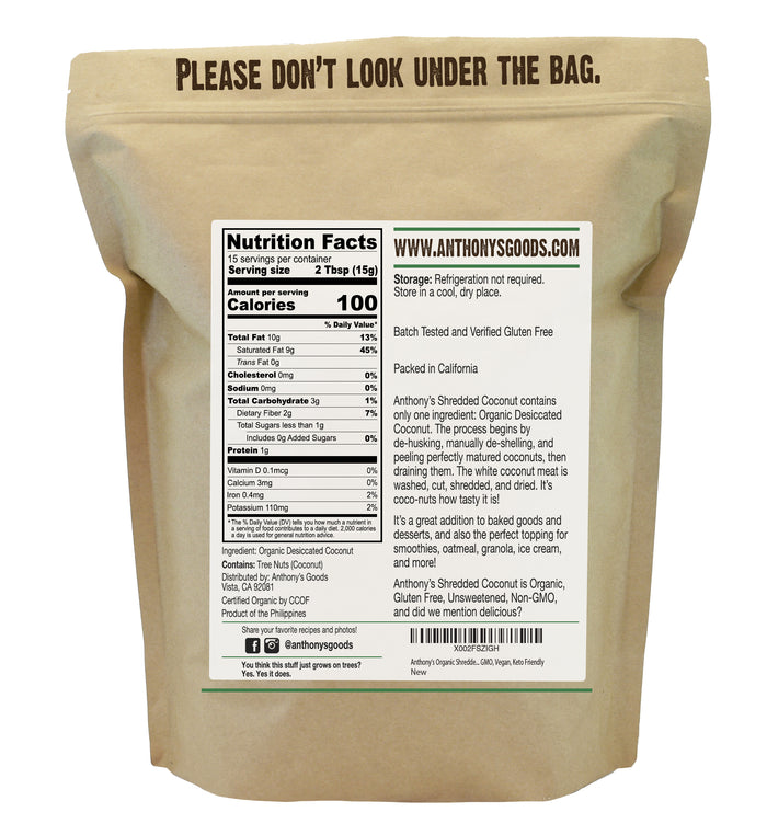 Organic Shredded Coconut