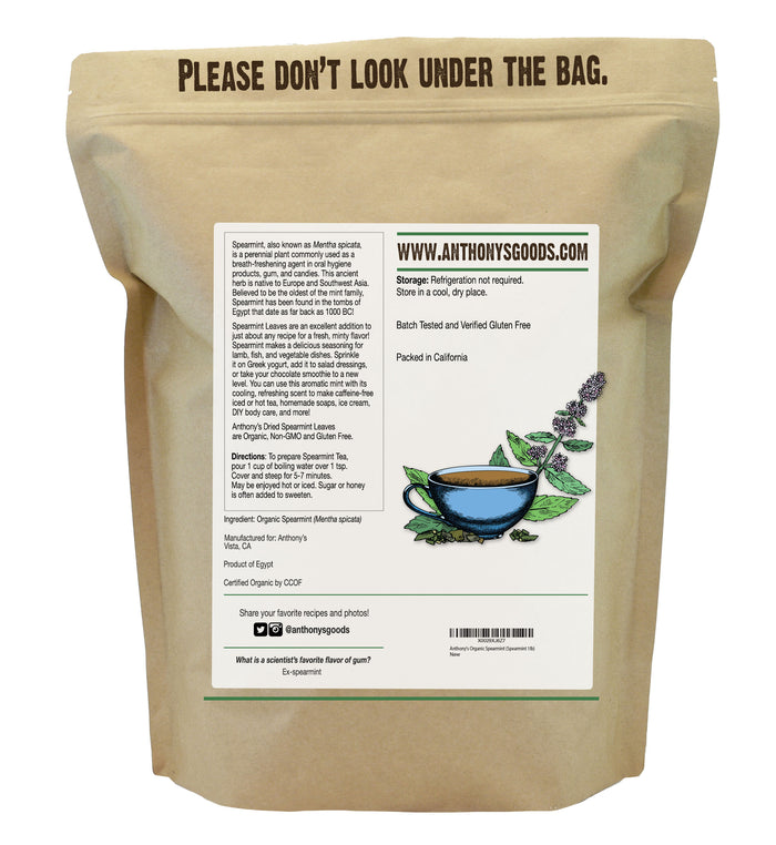 Organic Dried Spearmint Leaves