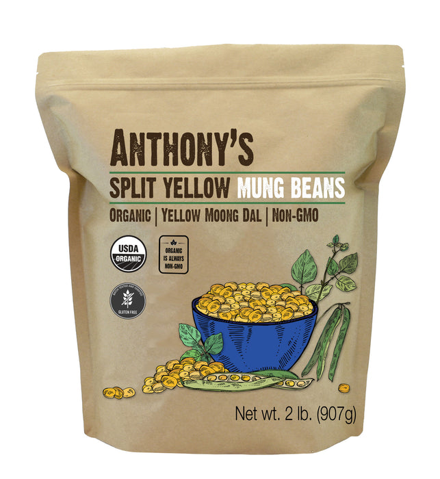 Organic Yellow Mung Beans