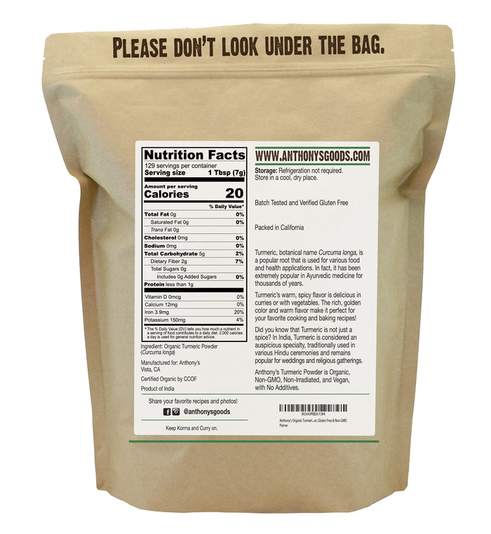 Organic Turmeric Root Powder