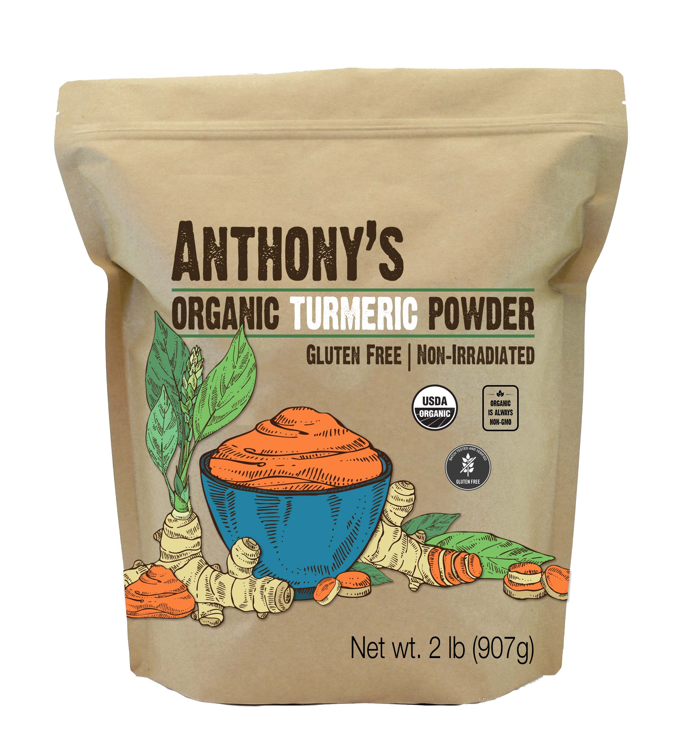 Turmeric Powder Front View Turmeric Powder