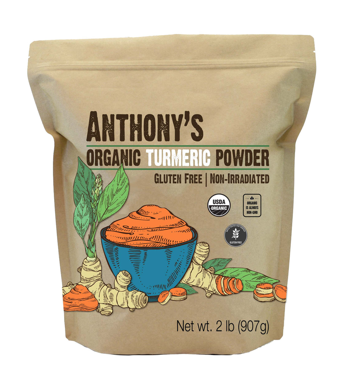 Organic Turmeric Root Powder – Anthonys Goods