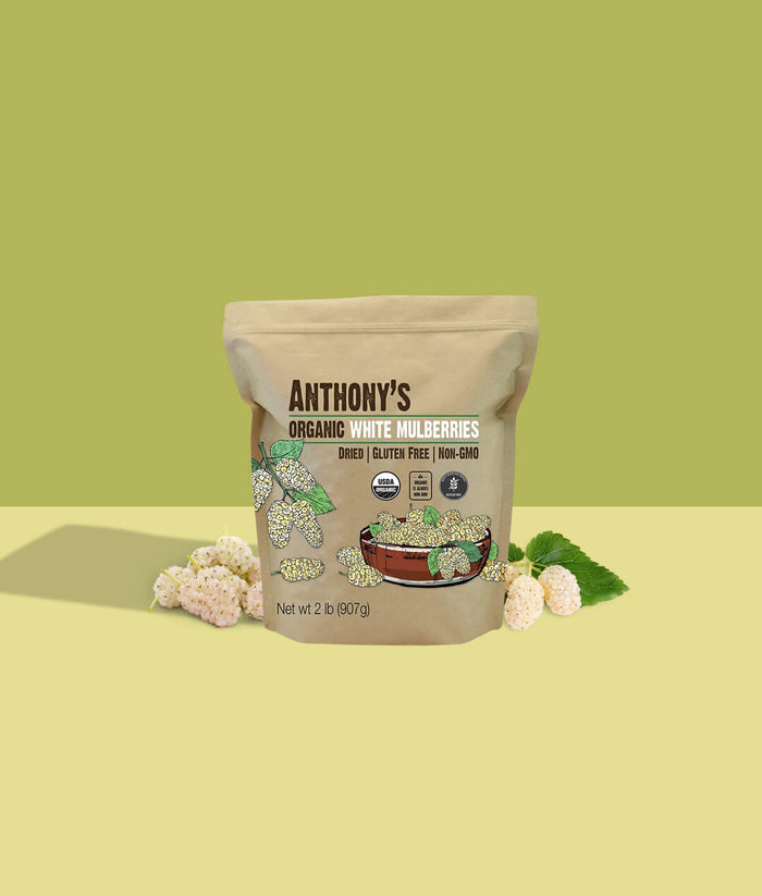 Organic White Mulberries