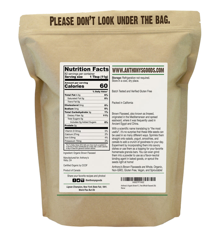 Organic Brown Flaxseeds