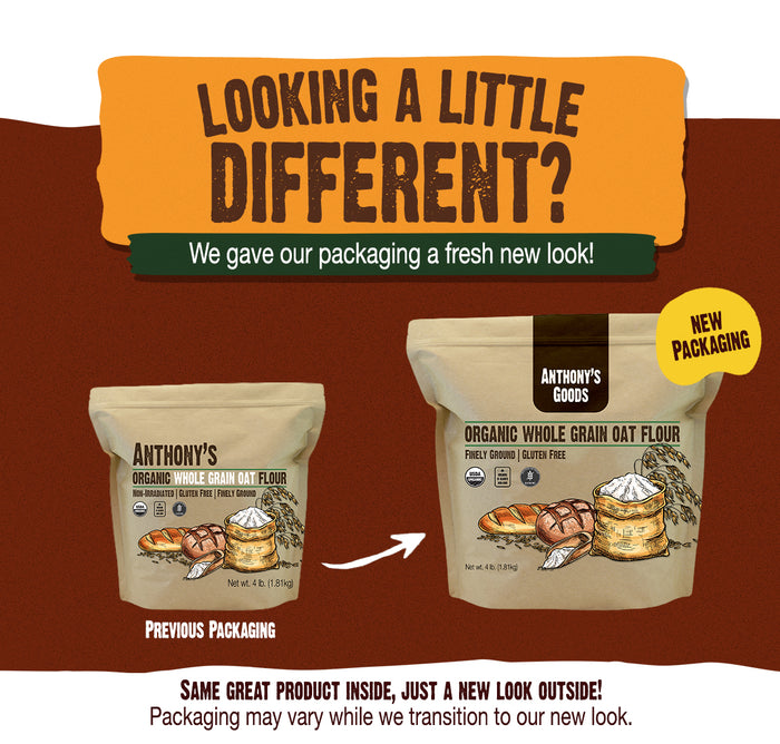 Organic Whole Grain Oat Flour