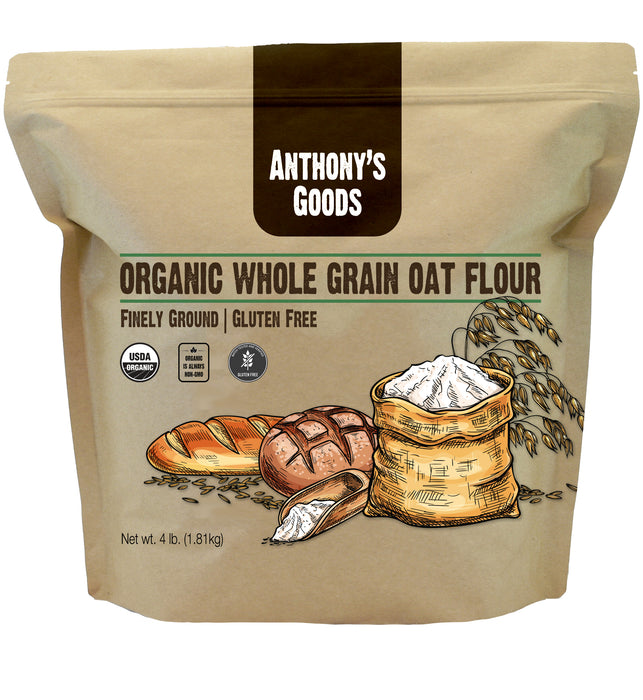 Organic Whole Grain Oat Flour
