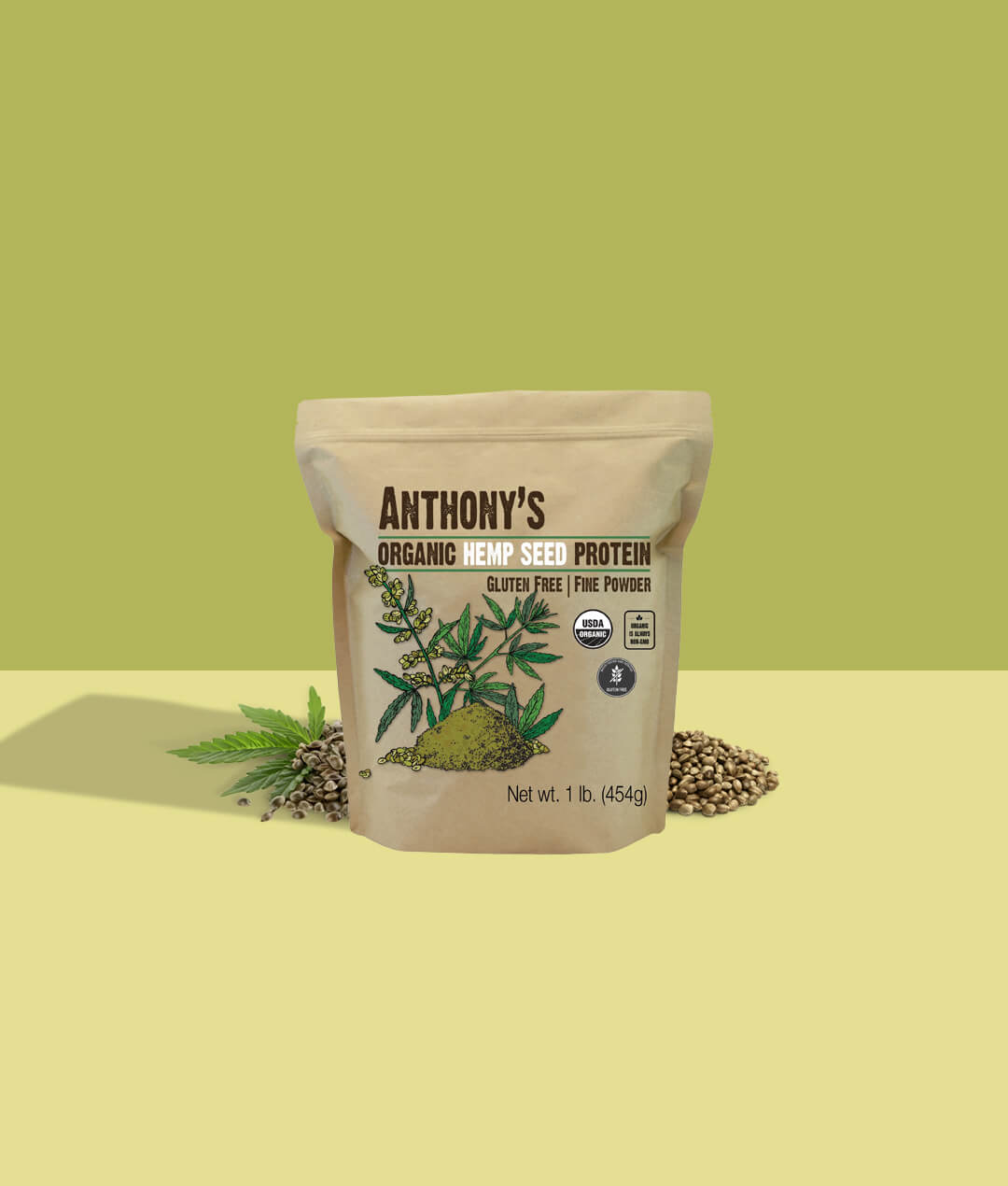 hemp protein and glutathione Harmany 33% Hemp Protein Powder (1lb.)