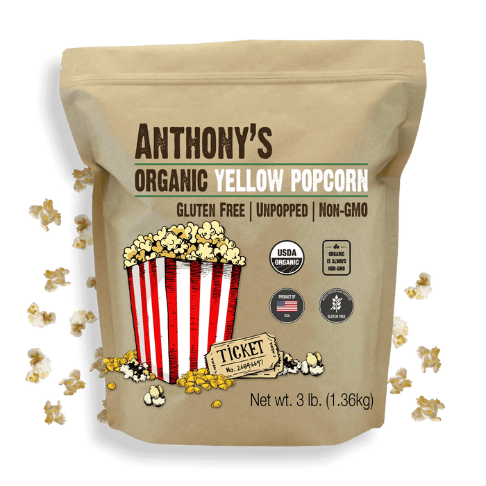 Organic Yellow Popcorn Kernels