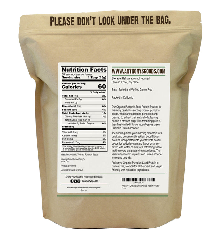 Organic Pumpkin Seed Protein Powder