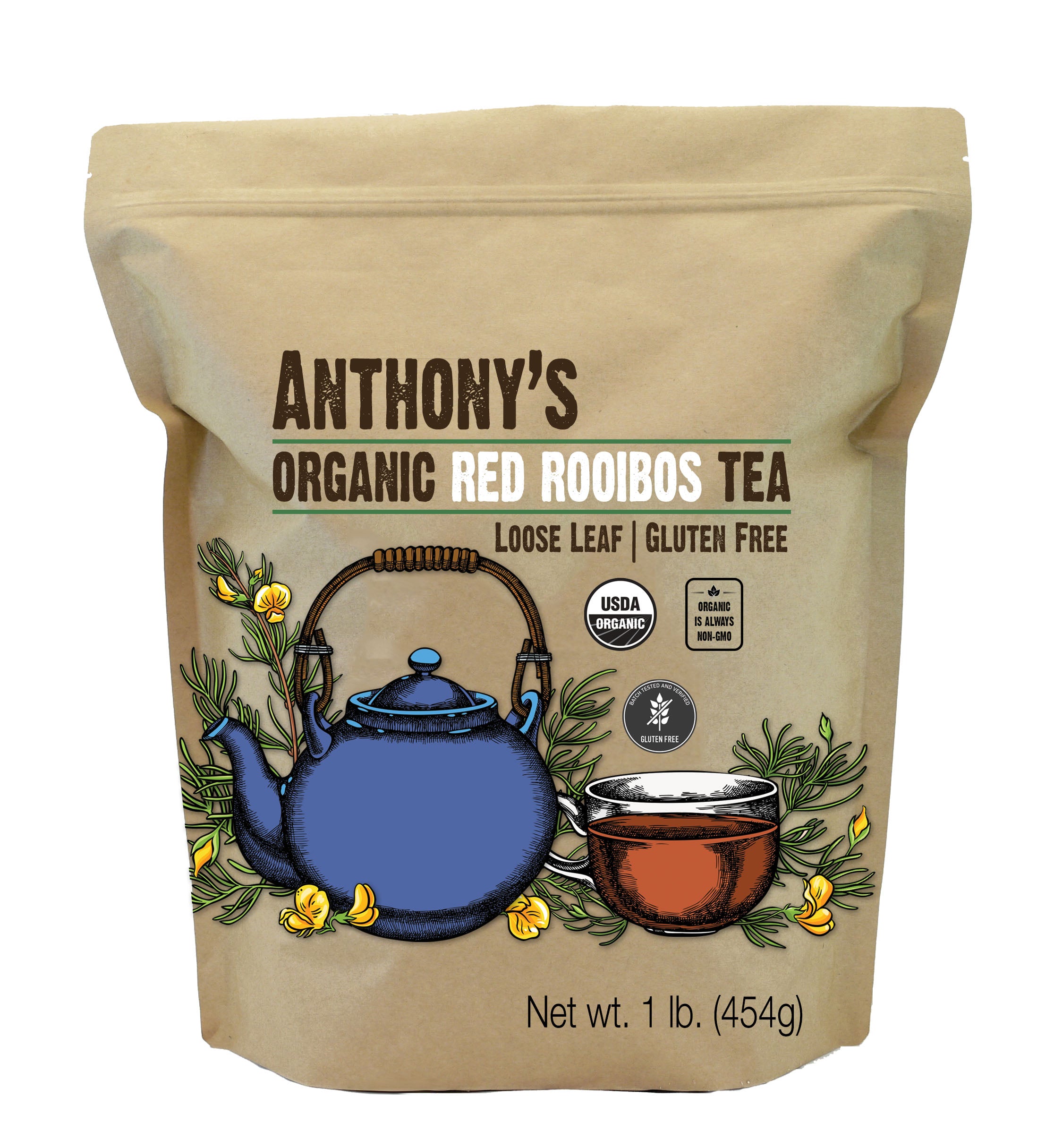Red Rooibos Loose Leaf Tea: Non-GMO & Gluten-Free