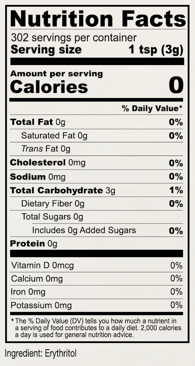 Confectioner's Erythritol