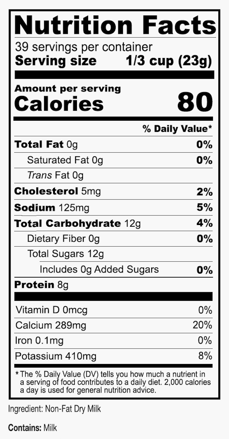 Non-Fat Milk Powder