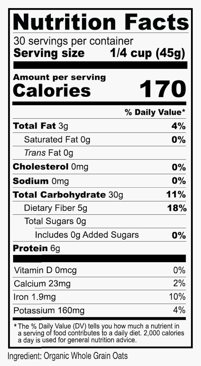 Organic Steel Cut Oats