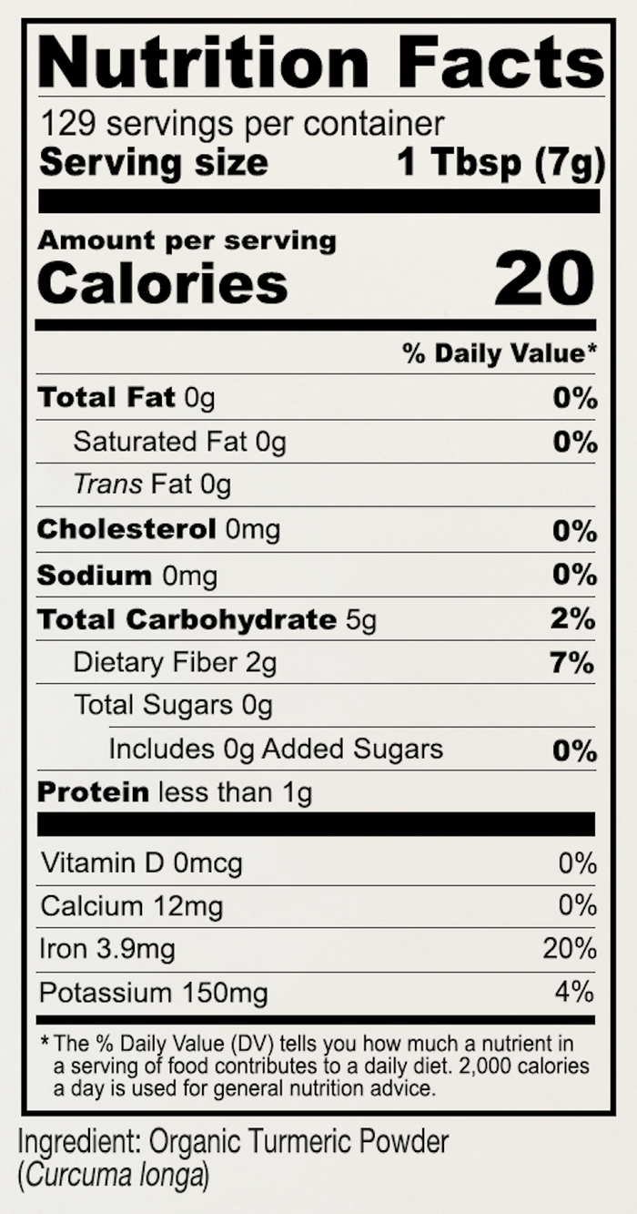 Organic Turmeric Root Powder