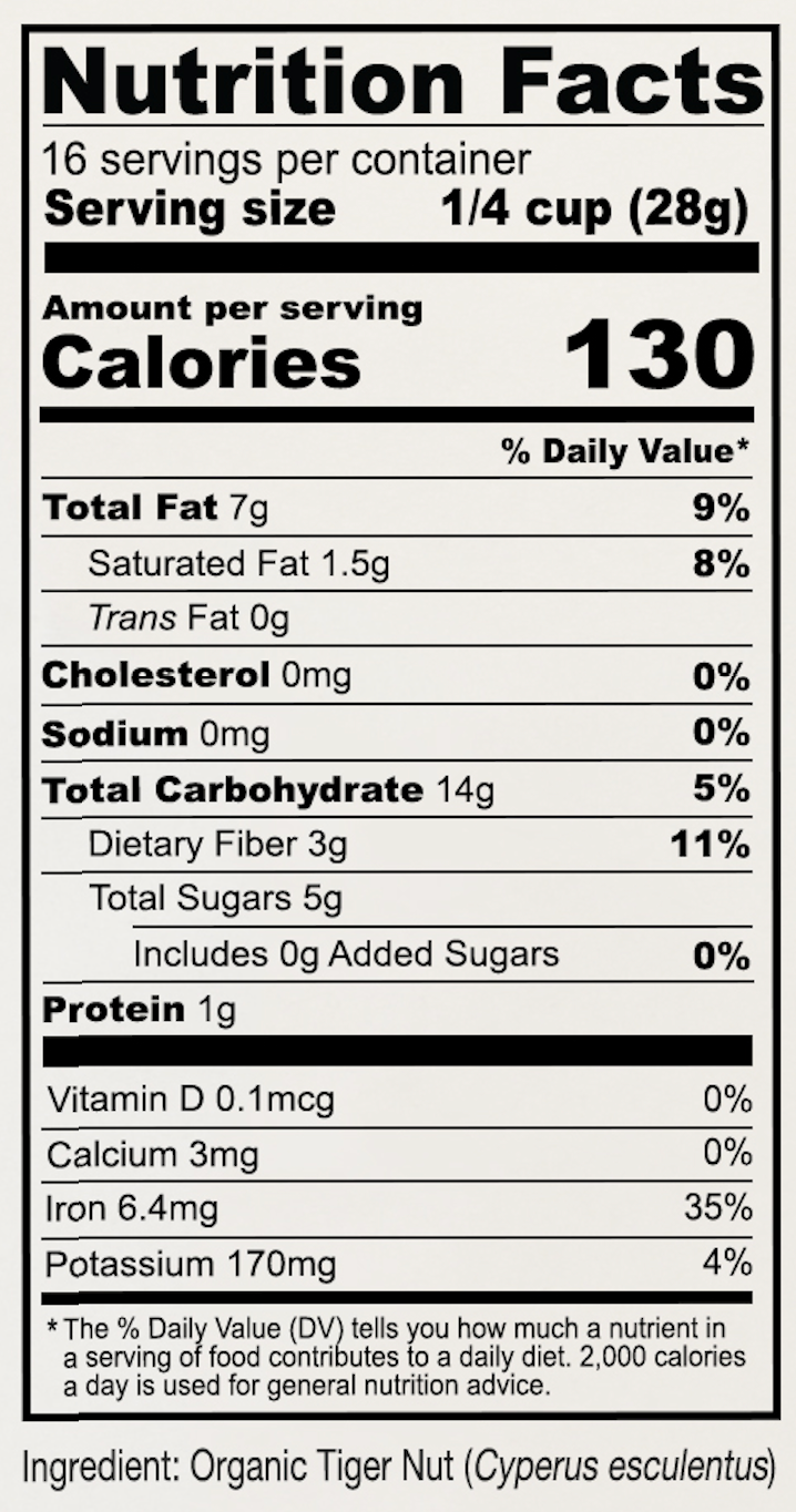 Organic Tiger Nut Flour