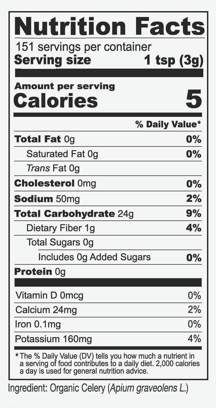 Organic Celery Powder