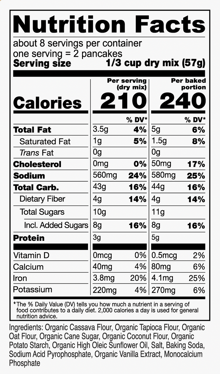 Organic Pancake Mix