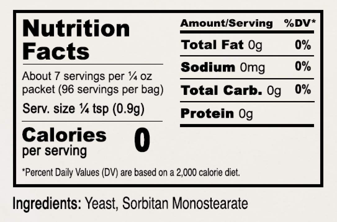 Active Dry Yeast Packets: Gluten Free