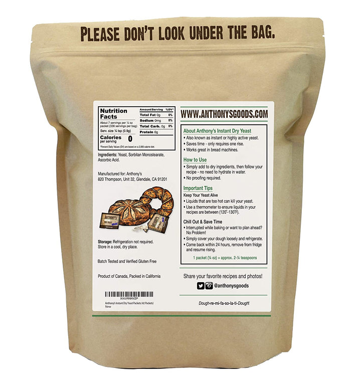 Instant Dry Yeast Packets