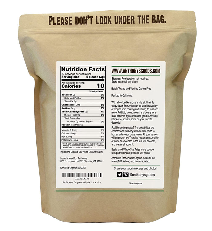 Organic Whole Star Anise