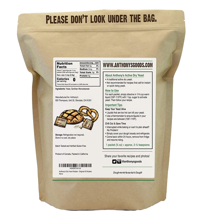 Active Dry Yeast Packets