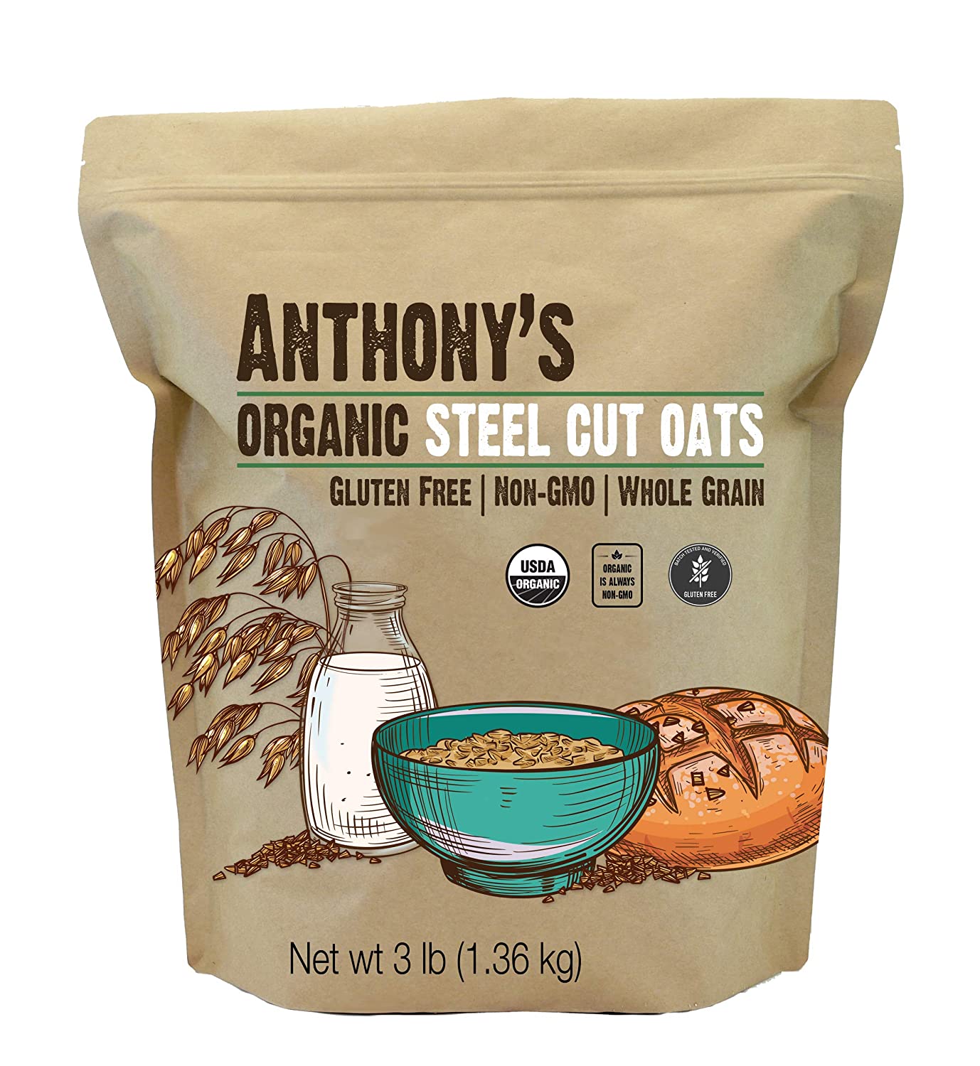 Better Oats® Organic Whole Grain Steel Cut Oats, 30 oz - Mariano's