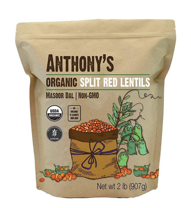 Split Red Lentils: Organic & Gluten Free
