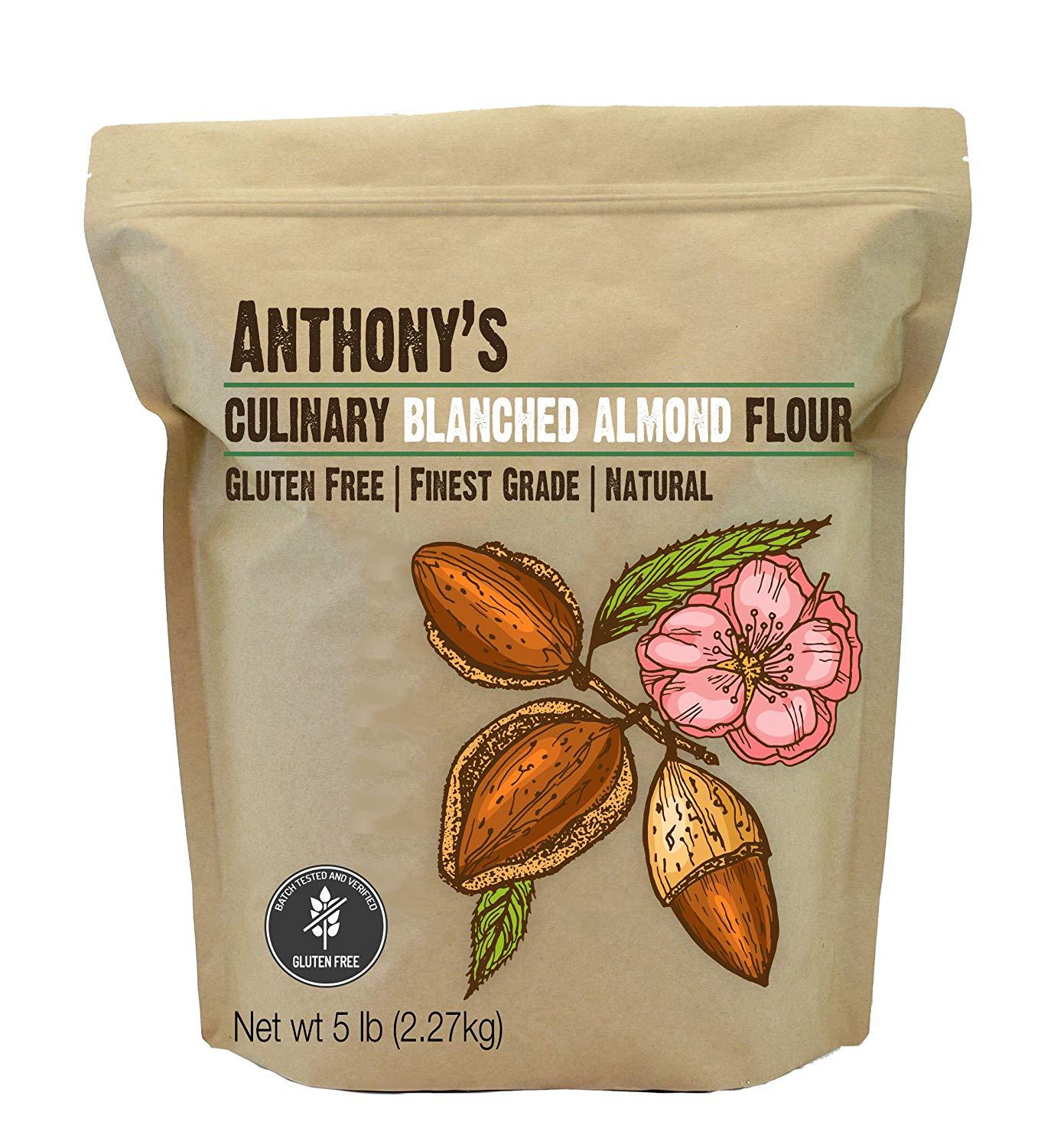 Blanched Almond Flour: Culinary Grade & Batch Tested and Verified Gluten-Free