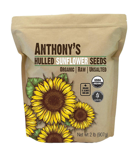 Hulled Sunflower Seeds: USDA Organic & Batch Tested Gluten Free