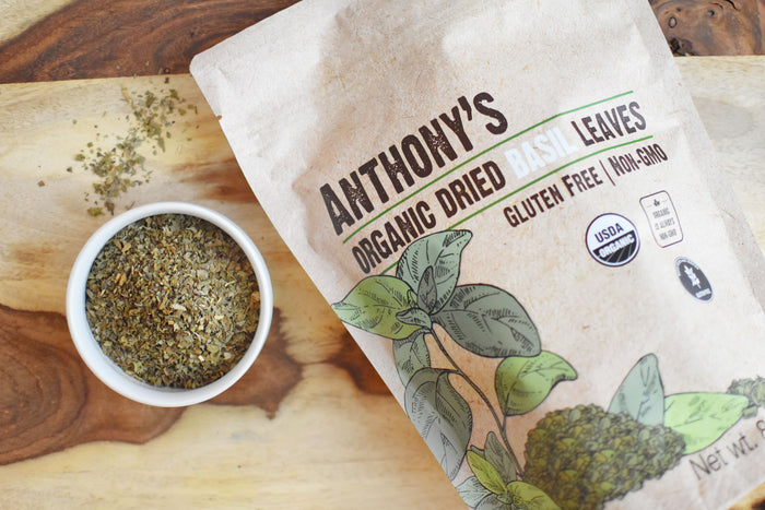 Organic Dried Basil Leaves